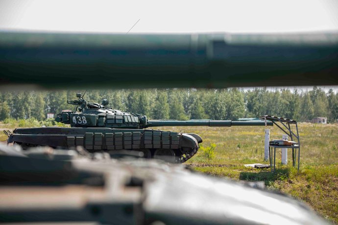 Ruské tanky při přípravě na cvičení Zapad-2021. Foto: Ministerstvo obrany Ruské federace