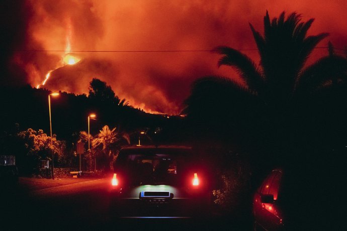 Erupce sopky Cumbre Vieja na Kanárském ostrově La Palma. Foto: Pablo, Adobe Stock