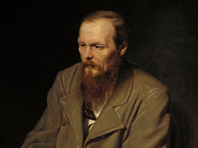 Vasiluj Perov: Portrét Dostojevského, výřez, 1872. Repro: Google Art Project