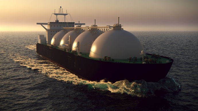 Tankery se zkapalněným plynem míří přes Atlantik, ilustrační foto. Foto: Adobe Stock