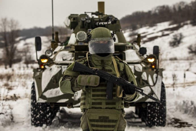 Cvičení ruské armády u Voroněže poblíž ukrajinské hranice. Foto: ruské ministerstvo obrany, mil.ru