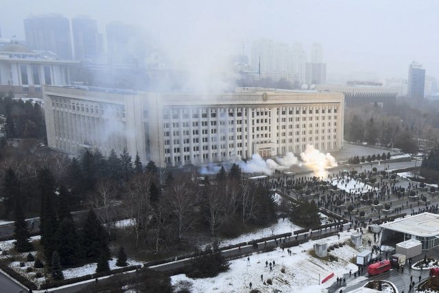 Kazachstánem otřásly nepokoje. Foto: Jan Blagov, AP/ČTK