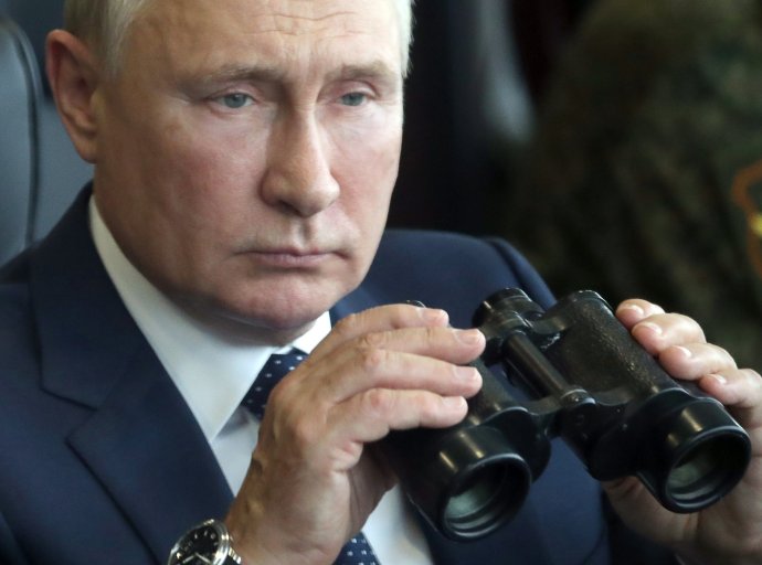 Jde jen o to, kam až je Putin ochoten zajít. To neví nikdo. Ví to aspoň Putin? Ilustrační foto: ČTK/AP