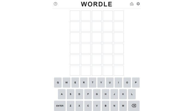 Přestože je slovní hra původně v angličtině, popularitu si získala i mimo anglojazyčný svět. Reprofoto: Wordle