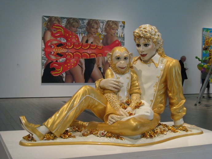 Tvorba výtvarníka Jeffa Koonse je považována za nejtypičtější příklad úmyslně používaného campu či kýče. Foto: Flickr