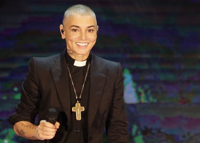 Sinéad O’Connor v roce 2014 během koncertu v Itálii. Foto: Antonio Calanni, ČTK/AP