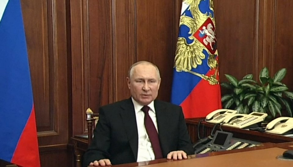 Ruský prezident Putin. Reprofoto: Deník N
