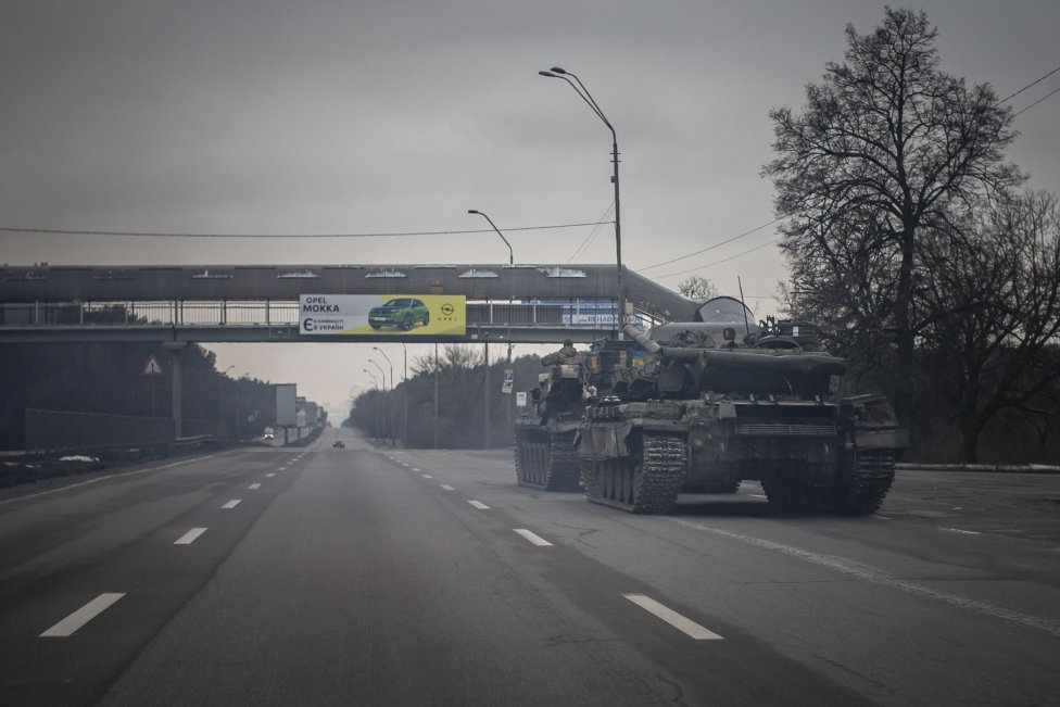 Kyjev a celý region se připravují na hlavní ruský útok. Foto: Gabriel Kuchta, Deník N