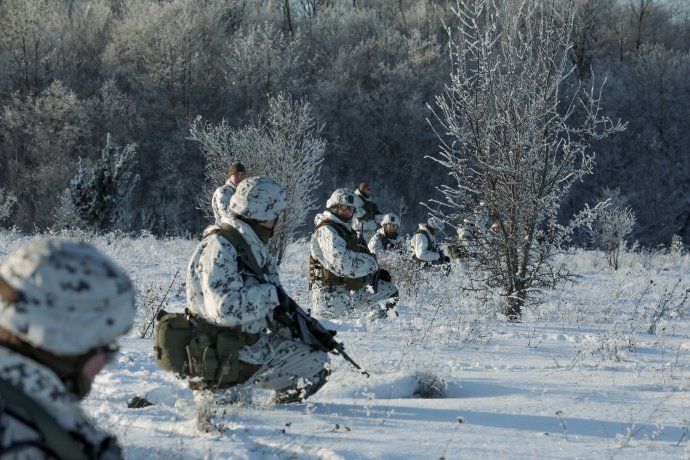 Estonští vojáci při lednovém cvičení. Foto: estonské ministerstvo obrany, mil.ee