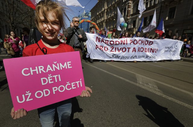 Pochod pro život v roce 2018. Foto: ČTK