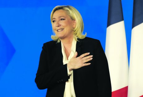 Předsedkyně Národního sdružení Marine Le Penová. Foto: ČTK/AP