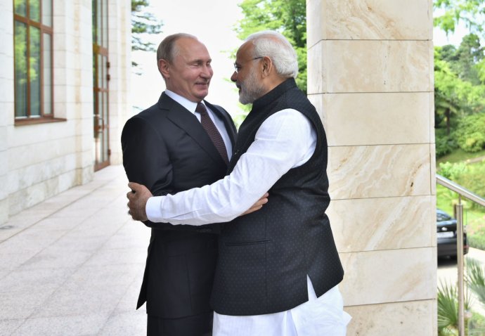 Vladimir Putin a Naréndra Módí v roce 2018 v Soči. Foto: indická vláda, gov.in