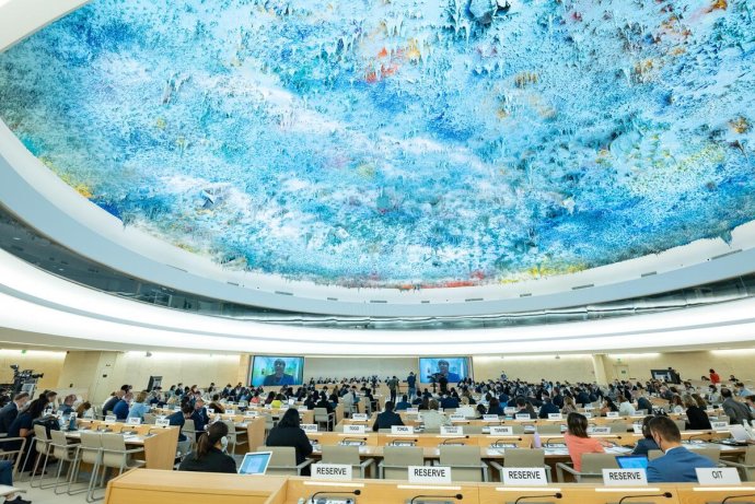 Jednání Rady OSN pro lidská práva k situaci na Ukrajině 12. 5. 2022. Foto: Jean Marc Ferré, UN Photo,, OSN