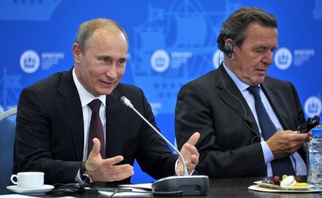 Schröder s Putinem v Petrohradu v roce 2012. Foto: Kreml, kremlin.ru