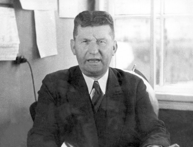Tomáš Baťa v roce 1932 na jednom z posledních snímků. V červenci téhož roku zahynul při letecké havárii. Foto: ČTK