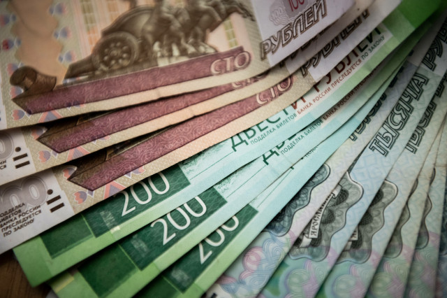 Ruská měna. Foto: ČTK