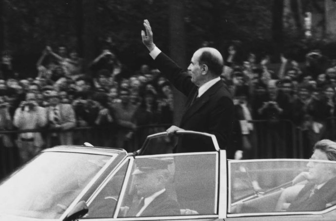 Francouzský prezident François Mitterrand po zvolení v roce 1981. Foto: prezidentský palác, elysee.fr