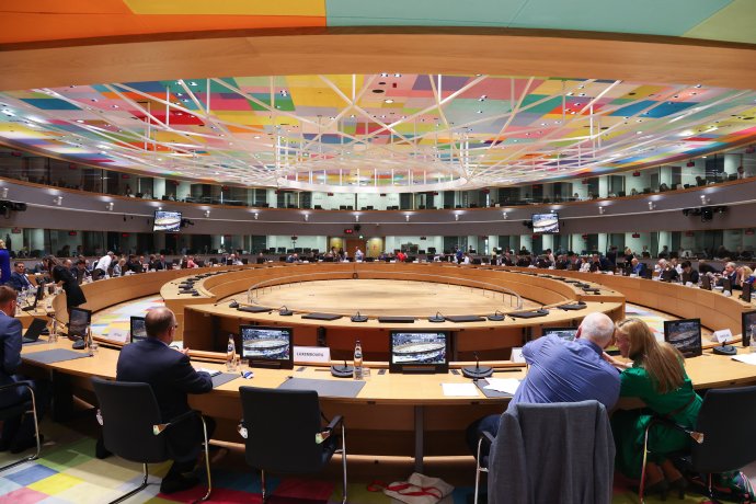 Velký kulatý stůl v budově Rady. Foto: Evropská rada