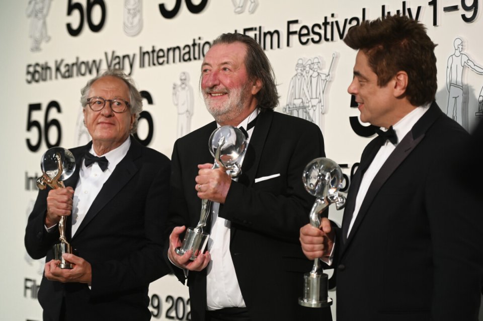 Geoffrey Rush, Bolek Polívka, Benicio Del Toro. Foto: KVIFF