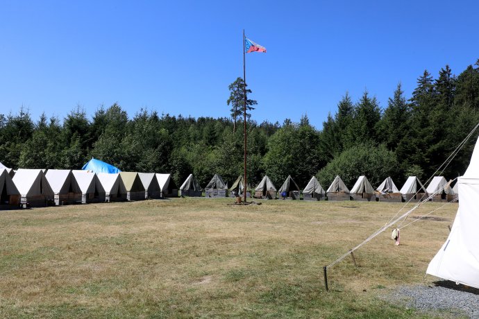 Skautský tábor (ilustrační foto). Foto: Ludvík Hradilek, Deník N