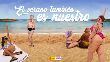 „Léto je i naše.“ Kampaň španělské vlády. Foto: španělské ministerstvo rovnosti