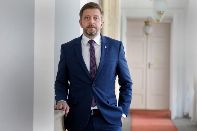 Ministr vnitra Vít Rakušan už má nástupce Petra Mlejnka. Foto: Ludvík Hradilek, Deník N