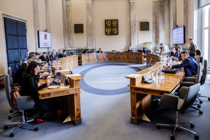 Ministři se schází na jednání o rozpočtu. Foto: Vlada.cz