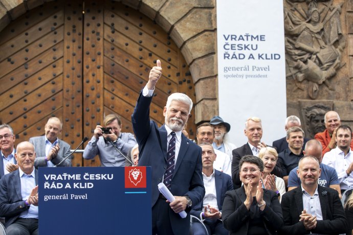 Petr Pavel oficiálně startuje prezidentskou kampaň. Foto: Gabriel Kuchta, Deník N