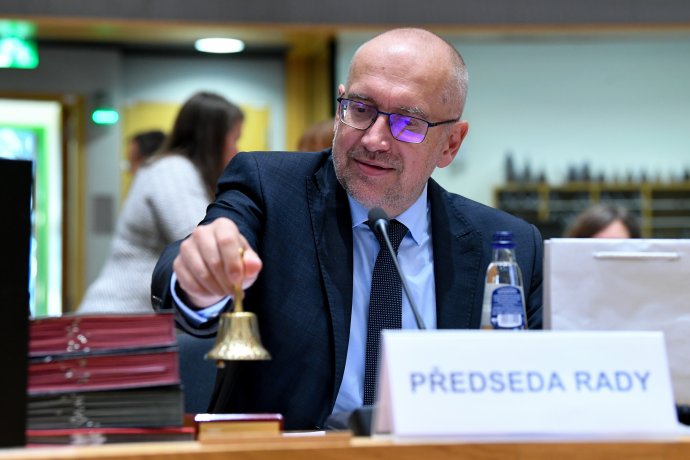 Ministr Mikuláš Bek předsedající Radě EU pro všeobecné záležitosti – jednání ministrů zahraničí a evropských záležitostí. Foto: EU