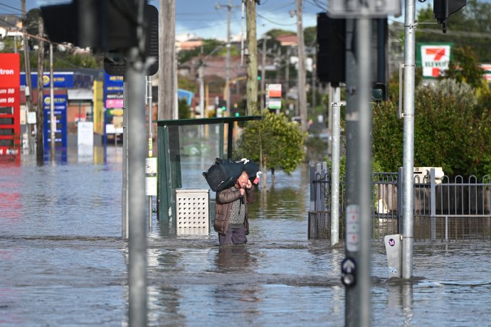 Zaplavené předměstí Melbourne v australské Victorii. Foto: Reuters