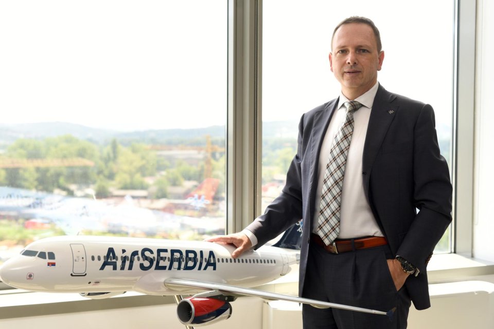 Jiří Marek, šéf letecké společnosti Air Serbia. Foto Snezana Krstic