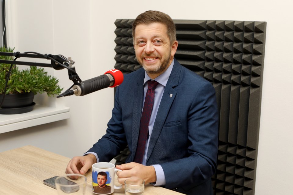 Vít Rakušan byl hostem podcastu Aréna N. Foto: Ludvík Hradilek, Deník N