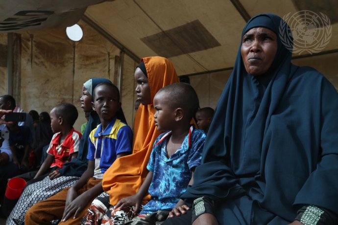 Somálští uprchlíci v keňském táboře Dabaab. Foto: Fredrick Omondi, UN Photo, OSN