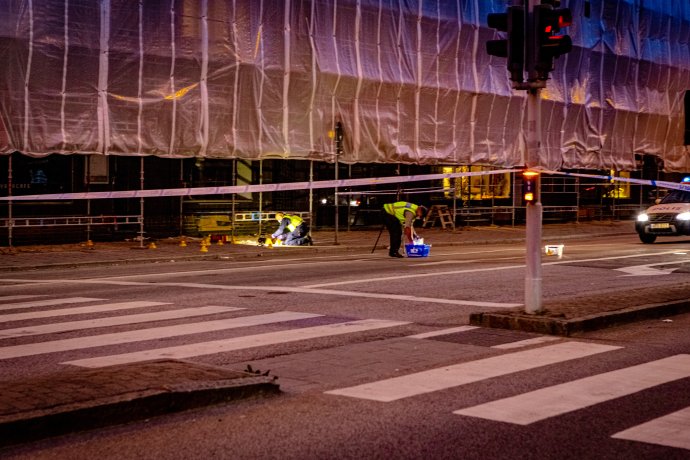 Ulice v Malmö uzavřená policií po střelbě v roce 2018. Foto: Stella Sallander, Adobe Stock