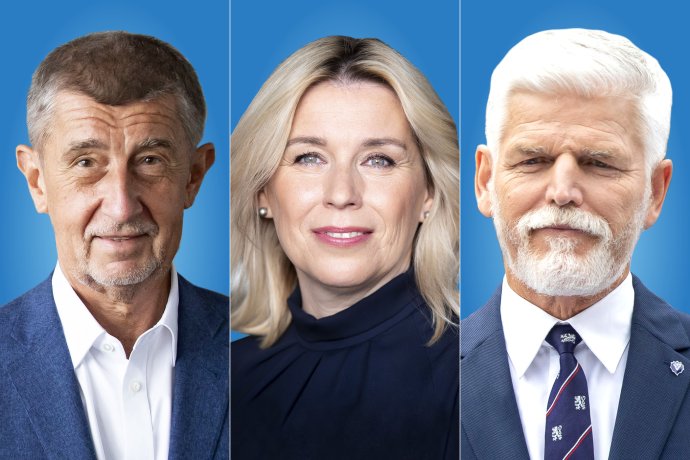 Prezidentští kandidáti Andrej Babiš, Danuše Nerudová a Petr Pavel. Foto: Koláž Deník N