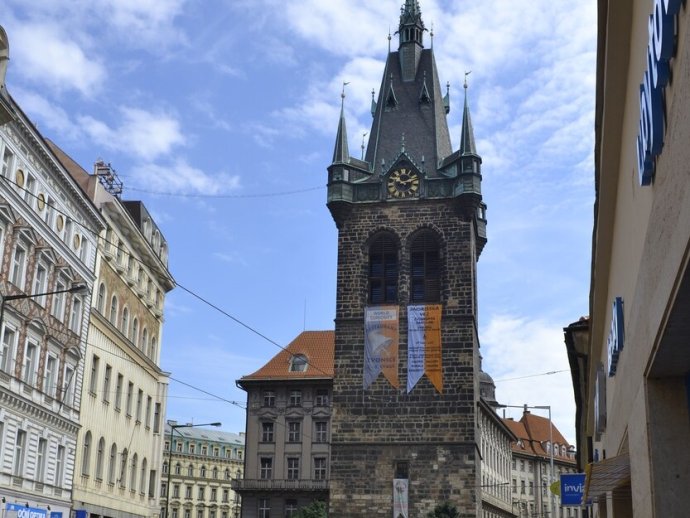 Pohled na Jindřišskou věž v Praze. Foto: ČTK