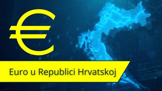 "Euro v Chorvatské republice." Propagační grafika chorvatské vlády. Foto: chorvatská vláda, vlada.gov.hr