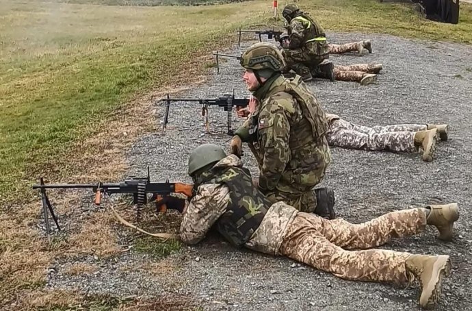 Na Libavé probíhá výcvik ukrajinských vojáků. Foto: Armáda ČR