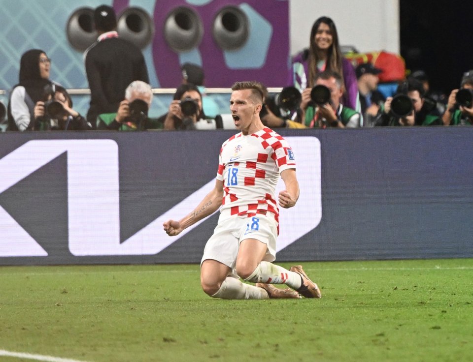 Chorvat Mislav Oršič slaví vítězný gól v zápase o třetí místo na mistrovství světa. Foto: Ken Satomi, AP/ČTK