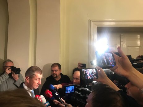 Andrej Babiš u soudu. Foto: Zdislava Pokorná, Deník N