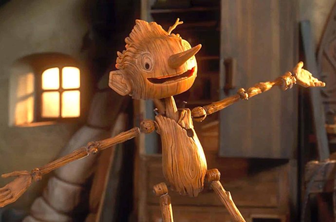 Pinocchio Guillerma del Tora. Foto: Netflix