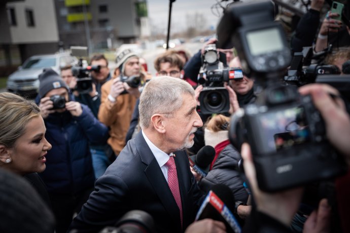 Sněmovní volby by na konci února drtivě vyhrálo hnutí ANO. Andrej Babiš by se svými lidmi získal 36,4 procenta hlasů. Foto: Tomáš Hrivňák, Denník N