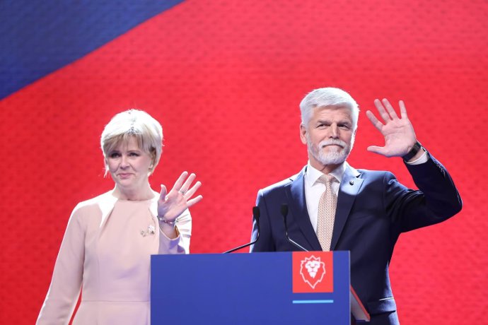 Petr Pavel pronesl první proslov po volbách. Foto: Gabriel Kuchta, Deník N
