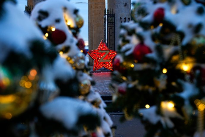 Válka trvá už téměř rok a Kreml dodnes nevysvětlil, co přesně má písmeno Z znamenat. Foto: ČTK / AP / Alexander Zemlianichenko