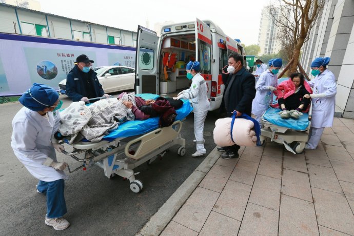 Covidová epidemie v Číně. Foto: Chinatopix via AP, ČTK