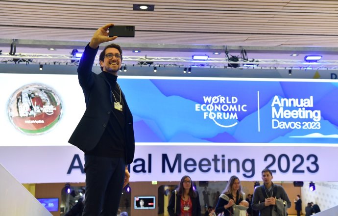 Světové ekonomické fórum se v Davosu konalo po dvouleté přestávce způsobené pandemií koronaviru. FOTO: Profimedia