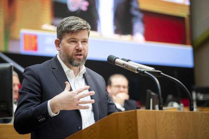 Europoslanec a náměstek pražského primátora Jiří Pospíšil. Foto: Gabriel Kuchta, Deník N