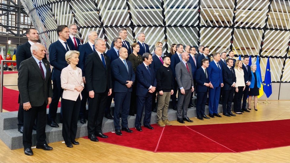 Ukrajinský prezident Volodymyr Zelenskyj dorazil na summit Evropské rady. Foto: Markéta Boubínová, Deník N