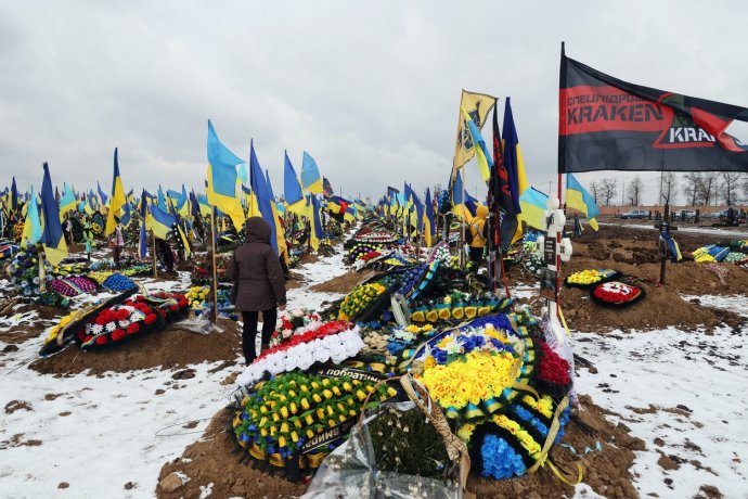 Ukrajinský vojenský hřbitov. Foto: Profimedia