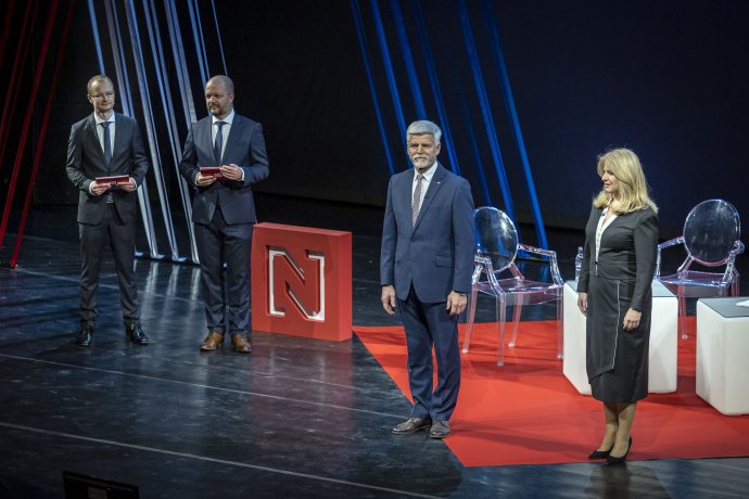 Prezidentská Debata N s Petrem Pavlem a Zuzanou Čaputovou. Foto: Tomáš Benedikovič, Denník N